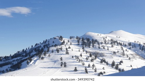 Piste Empty - Vasilitsa Ski Center Greece