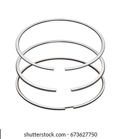 Piston Ring Set Isolated