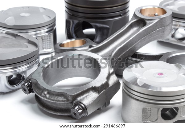 Pistons Connecting Rods Main Parts Internal Stock Photo Edit Now