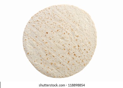 Pita Bread Isolated On White