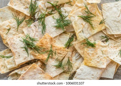 Pita Chips Close-up