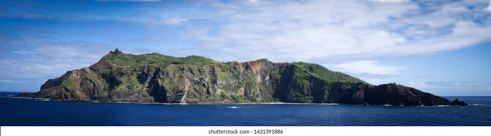 Pitcairn island. South Pacific Ocean.