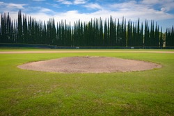 Pitcher's Mound With Baseball - Cypress Outfield