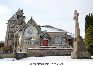 Pitlochry Church In Winter