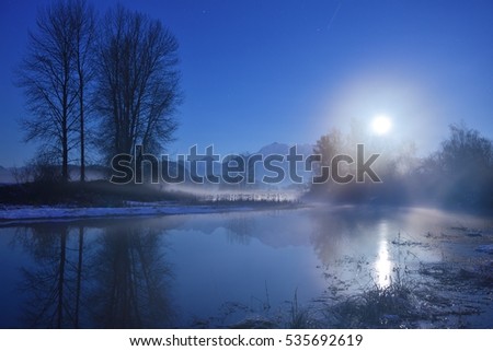 Similar – Image, Stock Photo moonlight sonata