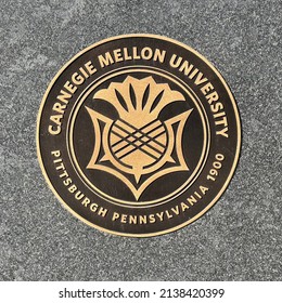 Pittsburgh, PA, 03202022: Logo of Carnegie Mellon University.