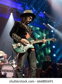 PITTSBURGH, PA June 09 - Mike Campbell, Guitarist Of Tom Petty & The Heartbreakers Perform In Pittsburgh, Friday, June 9 At PPG Paints Arena.