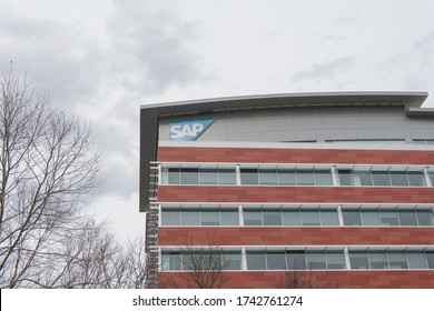 Pittsburgh, PA, USA, 2020-01-11: Pittsburgh SAP Headquarter On North Shore