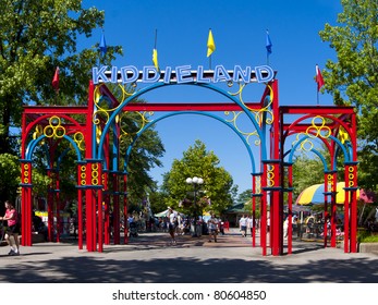 PITTSBURGH, PA,-JULY 5 : Entrance To Kiddieland At Kennywood Park On July 5, 2011 In Pittsburgh.Kennywood Announces 