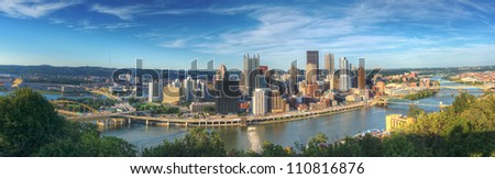 Pittsburgh, Pennsylvania panorama.