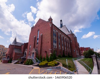 Pittsburgh, Pennsylvania, USA 7/27/2019 Central Catholic High School, An All Boys School That First Opened In 1927 In The Oakland Neighborhood Of The City