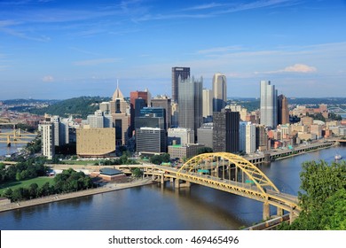 Pittsburgh Skyline Pennsylvania City United States Stock Photo (Edit ...