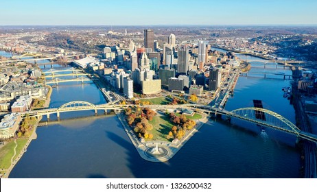 Pittsburgh Skyline River