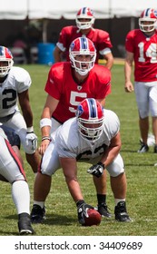 PITTSFORD, NY - JULY 27: QB Trent Edwards Of The Buffalo Bills Works Out At Training Camp At St. John Fisher College On July 27, 2009 In Pittsford, NY (near Rochester).