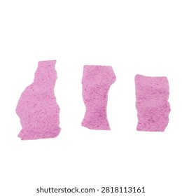Pixelated maps of three northeastern u.s. states