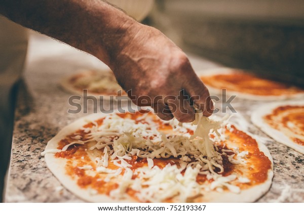 Pizza Art. The process\
of making pizza