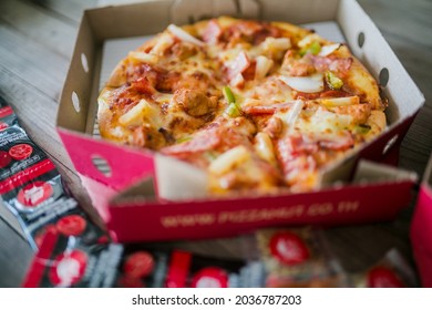 Pizza Company.The Minor Food Group.selective Focus.THAILAND,13 August 2021.