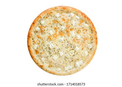 pizza four 4 cheese isolated