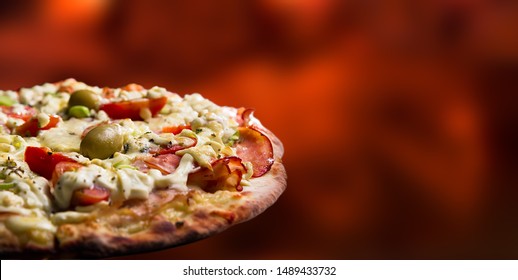 Pizza On Fire Images Stock Photos Vectors Shutterstock