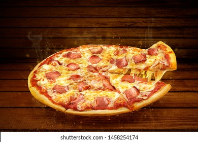 Fly Pizza Images Stock Photos Vectors Shutterstock