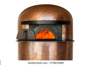 Pizza Oven, Isolated On A White Background