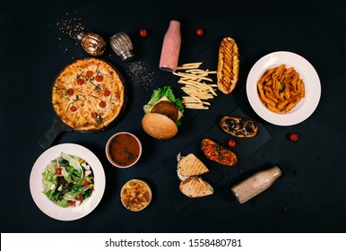 Pizza Pasta Salad Images Stock Photos Vectors Shutterstock