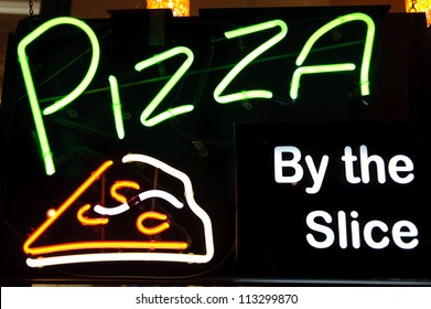 Pizza Peperoni Neon Light Sign