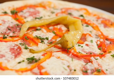 pizza with pepper