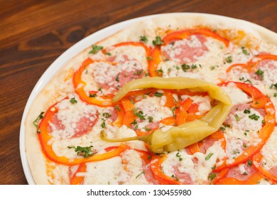 pizza with pepper