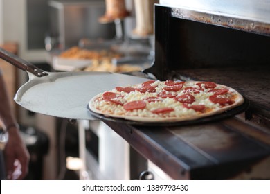 Pizza Pepperoni With Chees And Tomato