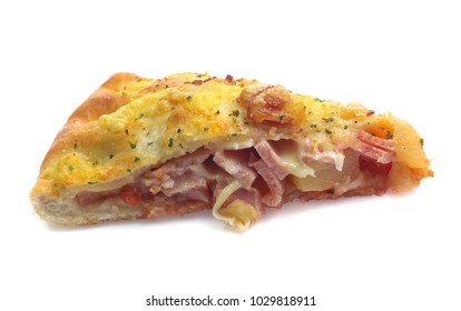 Pizza  Puff Isolated On A White Background