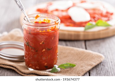 Pizza Sauce In A Jar Making Pizza