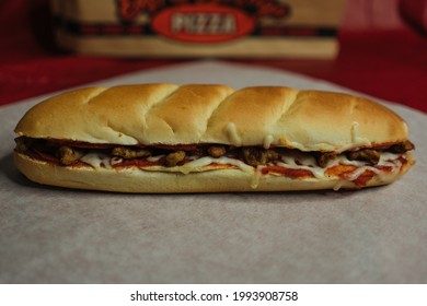 Pizza Sub With Sausage And Pepperoni