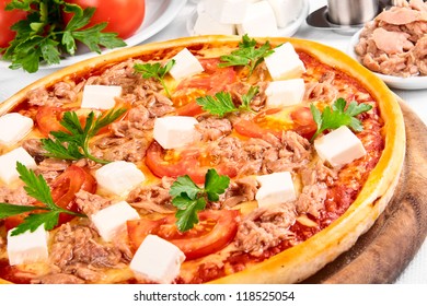 Pizza with tuna - Powered by Shutterstock