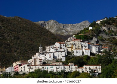 Pizzone, Small Town In The Province Of Isernia, Molise Italy