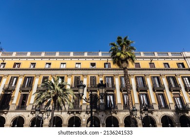 Placa Reial In Barcelona, Spain