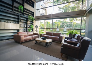 Place City Links Condo Photo Date December 4, 2018 At The Open House. Modern Furniture In A New Condo Interior. Nakhon Ratchasima Reception Room Modern,luxury,window