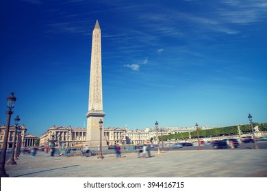 Place De La Concorde In Paris,France