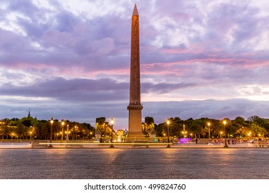 Place De La Concorde In Paris,France