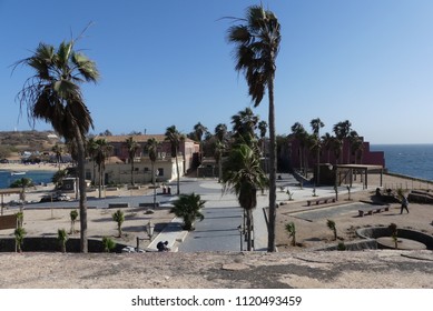 Place Of Europe, Viewed From The Top Of The Historic Museum Of Goree Island, Dakar, Senegal.