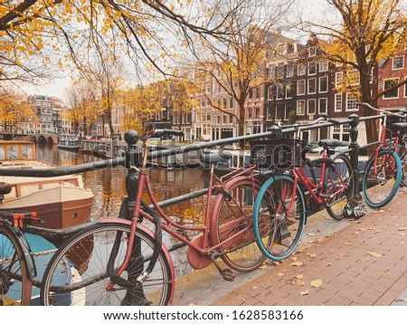 Similar – Image, Stock Photo Beautiful Architecture Of Dutch Houses and Houseboats