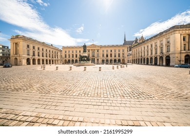 Place Royale With The Statue Of Louis XV In Reims, France