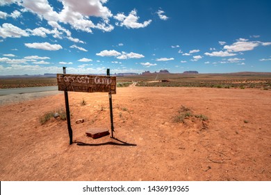 The Place Where Forrest Gump Got Tired Of Running In Monument Valley, Utah June  19, 2019