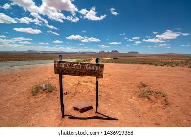 The Place Where Forrest Gump Got Tired Of Running In Monument Valley, Utah June  19, 2019