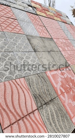 A place where materials for infrastructure and superstructure construction, roadside paving stones and paving stones are stored.