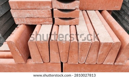 A place where materials for infrastructure and superstructure construction, roadside paving stones and paving stones are stored.