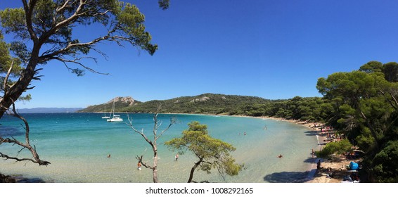 Plage Notre Dame Porquerolles Hyeres Provence-Alpes-Cote D'Azur France