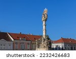 Plague Column (Coloana Ciumei), also known as Holy Trinity Monument, is Baroque monument placed in Timisoara Union Square (Piata Unirii) in 1740 to commemorate  plague epidemic end, Romania