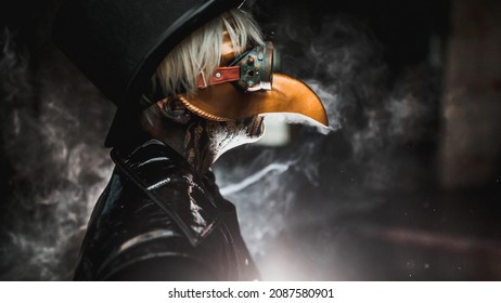 Plague Doctor. Protective Suit. Beak Mask