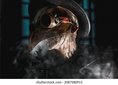 Plague Doctor. Protective Suit. Beak Mask